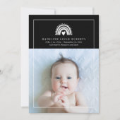 ベビー告知あなたの写真を追加 (正面)