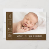 ベビー告知あなたの写真を追加 (正面)