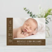 ベビー告知あなたの写真を追加 (スタンド正面)