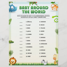 ベビー周辺[動物テーマ] レターヘッド