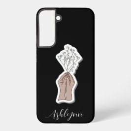 ベビー呼吸花 SAMSUNG GALAXY S22+ケース