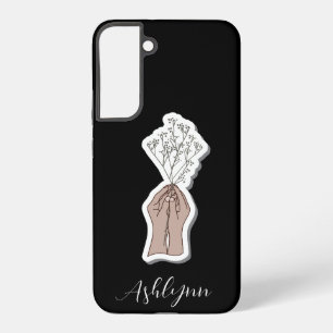 ベビー呼吸花 SAMSUNG GALAXY S22+ケース