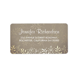 ベビー呼吸金ゴールドフォイル結婚ズ ラベル