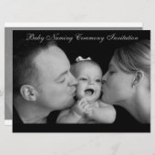 ベビー命名規則6.5インチx 8.75インチ、封筒 招待状 (正面/裏面)