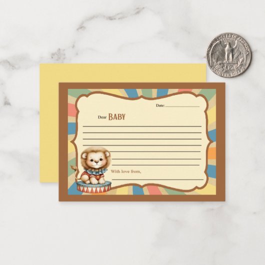 ベビー回路 ノートカード (正面/裏面インサイチュ)