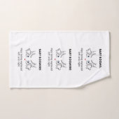 ベビー団塊世代 – 交換離れ中のお尻 バスタオルセット (ハンドタオル)