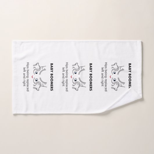 ベビー団塊世代 – 交換離れ中のお尻 バスタオルセット (ハンドタオル)