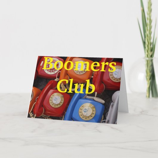 ベビー団塊 カード (正面)