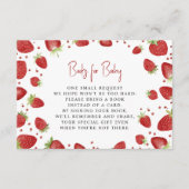 ベビー囲いカードイチゴ用の本 エンクロージャーカード (正面)