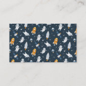 ベビー囲いカード宇宙ベビーシャワー用の本 エンクロージャーカード (裏面)