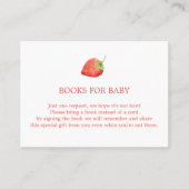 ベビー囲いカード用いちご本 名刺 (正面)