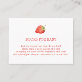 ベビー囲いカード用いちご本 名刺