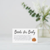 ベビー囲いカード用かぼちゃブック エンクロージャーカード (スタンド正面)