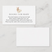 ベビー囲いカード用のウサギの本 エンクロージャーカード (正面/裏面)