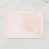 ベビー囲いカード用のピンクの傘の本 エンクロージャーカード (裏面)