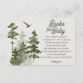 ベビー囲いカード用の森林本 エンクロージャーカード (正面)