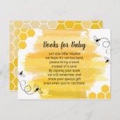 ベビー囲いカード用の蜂の本 インビテーションポストカード (正面/裏面)