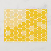 ベビー囲いカード用の蜂の本 インビテーションポストカード (裏面)