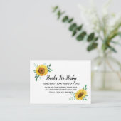 ベビー囲いカード用ひまわり本 エンクロージャーカード (スタンド正面)