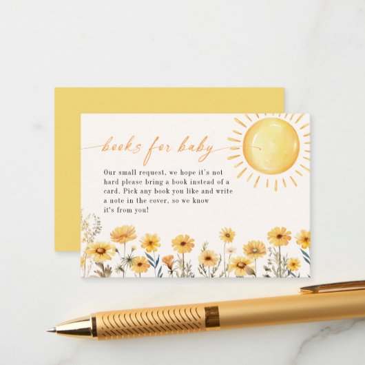 ベビー囲いカード用サンシャインブック エンクロージャーカード (正面/裏面インサイチュ)