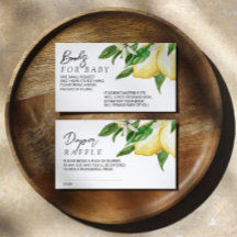 ベビー囲いカード用レモングリーナリーブック