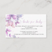 ベビー囲いカード用蝶ブック エンクロージャーカード (正面)