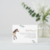 ベビー囲いカード用馬帳簿 エンクロージャーカード (スタンド正面)