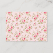 ベビー囲い用のバビーシャワー本に弓を付ける エンクロージャーカード (裏面)