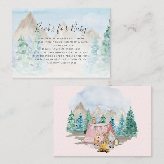 ベビー囲い用キャンプ本 名刺 (正面/裏面)