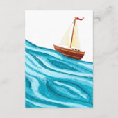 ベビー囲航海のいカード用セーラーブック エンクロージャーカード (裏面)