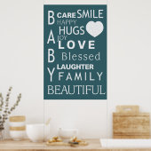 ベビー地下鉄アートポスター ポスター (キッチン)