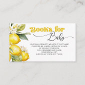 ベビー地中海の用レモンブック エンクロージャーカード (正面)