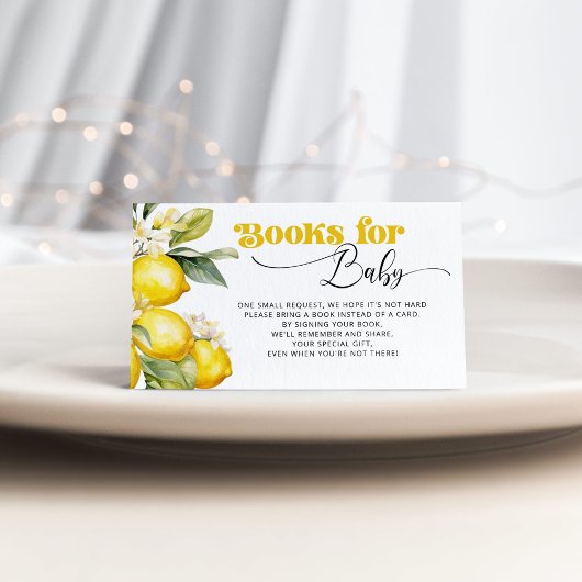 ベビー地中海の用レモンブック エンクロージャーカード