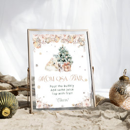 ベビー外が冷たいポーラベアモマオーサバー ポスター