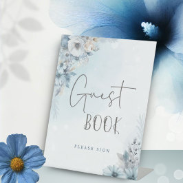 ベビー外が冷たい赤ちゃんシャワーのゲストブックサイン 台座サイン