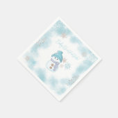 ベビー外が冷たい赤ちゃんシャワーペーパーナプキン スタンダードカクテルナプキン (角)