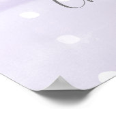 ベビー外が冷たい赤ちゃんシャワー歓迎サイン ポスター (角)