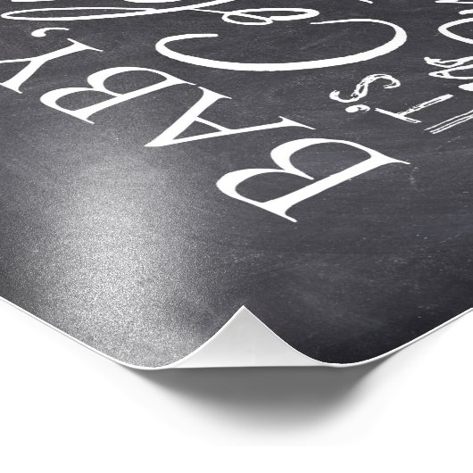 ベビー外が冷たい飲み物のバーサイン フォトプリント            (角)