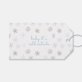 ベビー外が寒いありがとう ギフトタグ