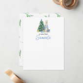 ベビー外が寒いノートカード ノートカード (正面/裏面インサイチュ)