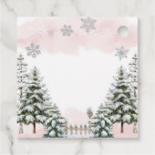 ベビー外で冷たい赤ちゃんシャワーありがとう フェイバータグ (裏面)