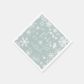 ベビー外のナプキンスは寒い スタンダードカクテルナプキン (角)