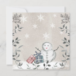 ベビー外のベビーシャワーカードは冷空白のたい サンキューカード