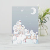 ベビー外のベビーシャワーカードは冷空白のたい サンキューカード (スタンド正面)