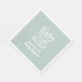 ベビー外のベビーシャワーパーティー広場 スタンダードランチョンナプキン (角)