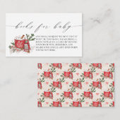 ベビー外のベビーシャワー囲いカードが冷たい エンクロージャーカード (正面/裏面)