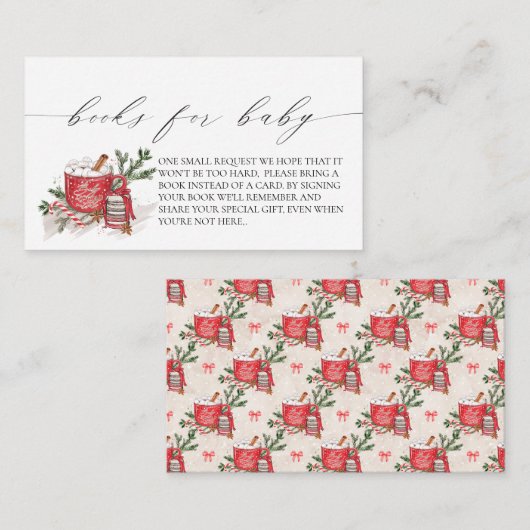 ベビー外のベビーシャワー囲いカードが冷たい エンクロージャーカード (正面/裏面)