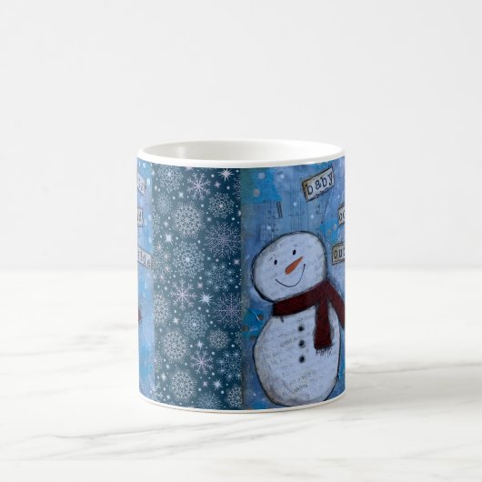 ベビー外のマグカップは寒い コーヒーマグカップ (中央)