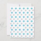 ベビー外の冷たいサンキューカード (裏面)