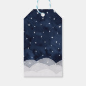 ベビー外の赤ちゃんシャワーお洒落が冷たい ギフトタグ (裏面)